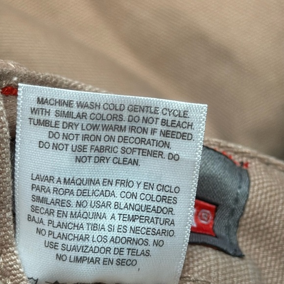 New Sears Craftsmen Duck Dungaree Utility Work Pants Tan Teflon Reinforced 34x33 - Picture 14 of 14